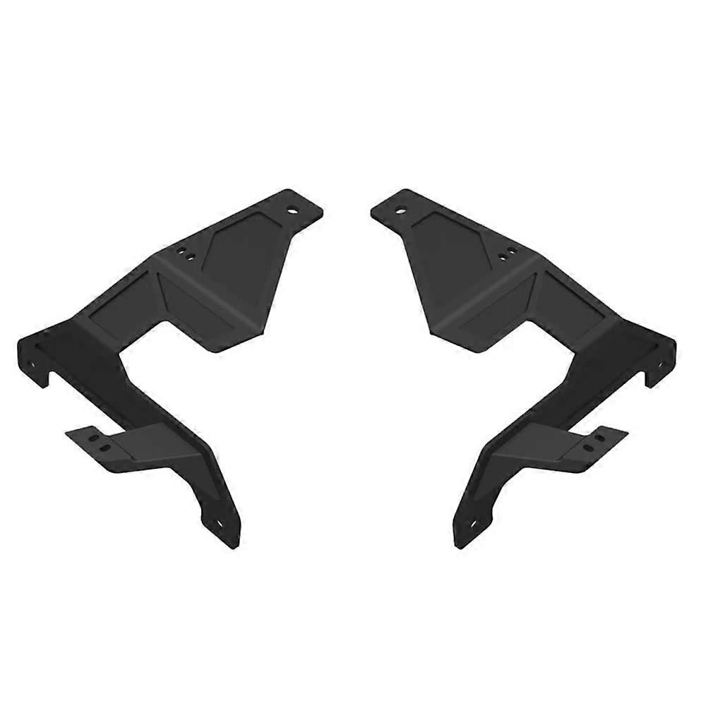 "2 Piece Jeep Wrangler JL A-Pillar Light Mount Brackets, Side Holder for Windshield LED Lights"