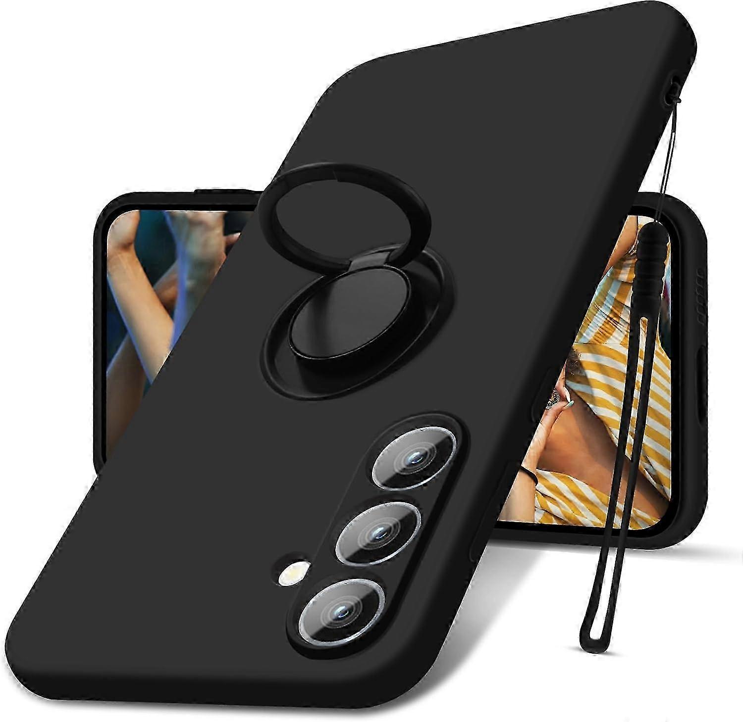 Shockproof case for Samsung Galaxy S24 with liquid silicone