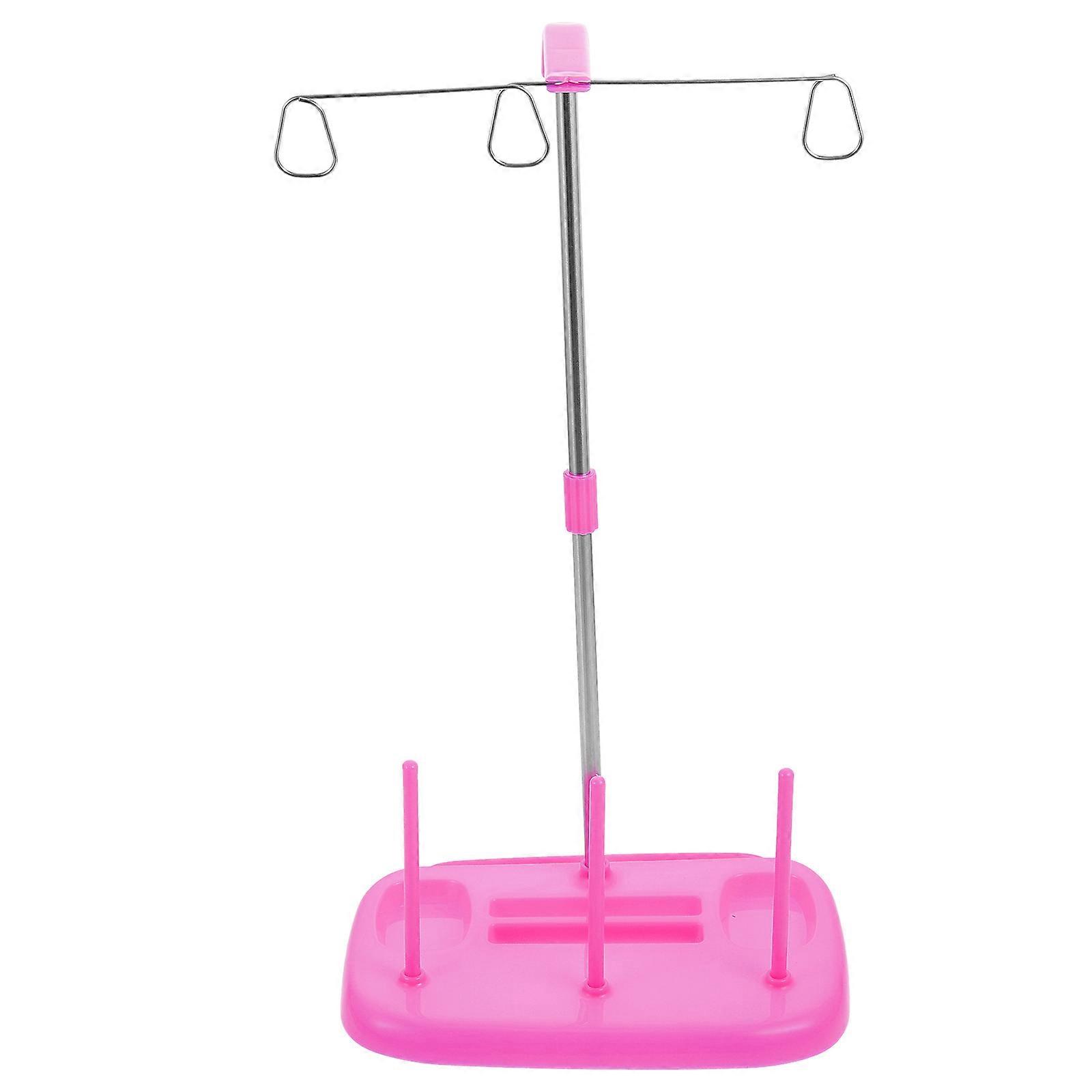 Quilting Spool Holder Embroidery Sewing Thread Spool Stand Rosy Color 37.5X19.5X13CM Cross-wound Cone Solution 1Pcs