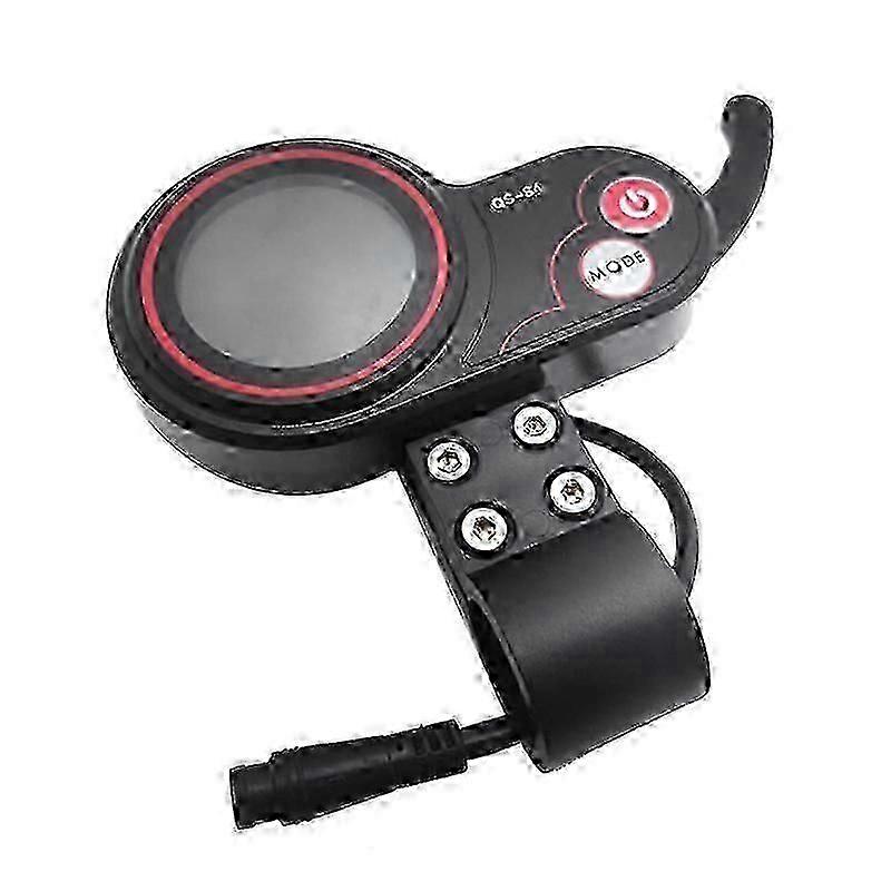 QS-S4 48V-60V Thumb Throttle LCD Display Meter for Zero 8 9 10 8X 10X Electric Scooter 6PIN Display.