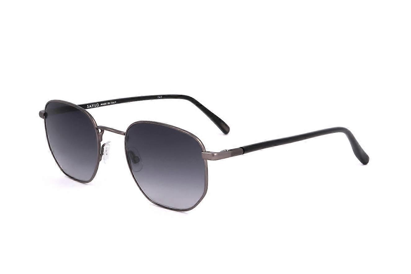 Sunglasses Safilo BUSSOLA 10/S R80 MATTE DARK RUTHENIUM 52/21/145 MAN