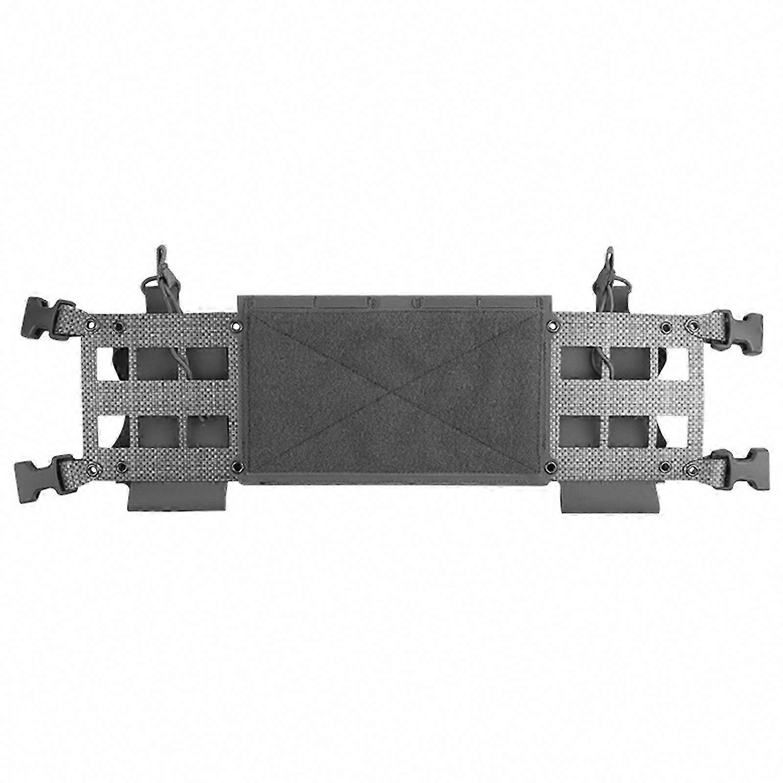 Multifunction Nylon Chest Rigs Expansion Thing MK4 Chest Rigs Mounted GP Pouch with Grid for Outdoor Enthusiasts brown
