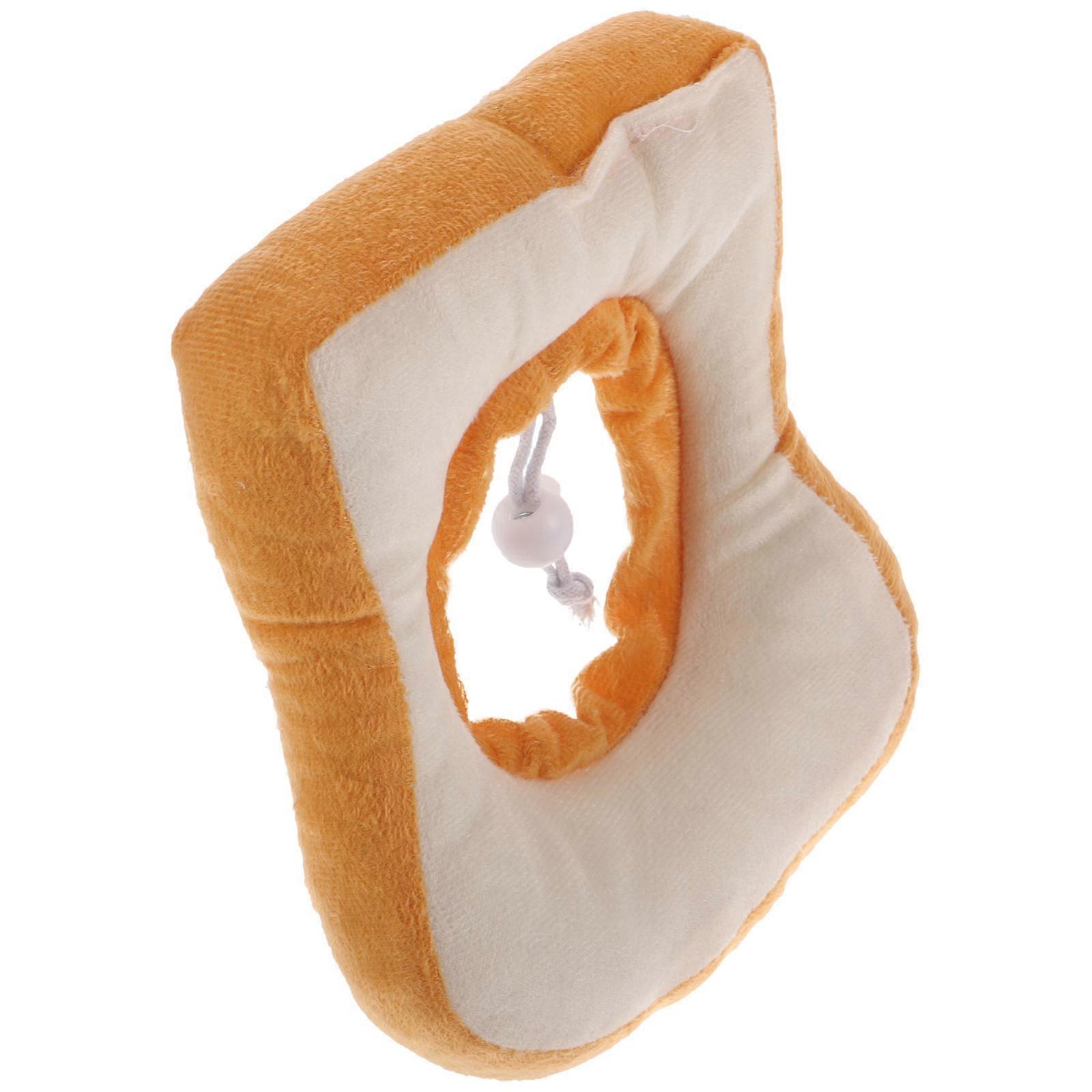 Pet Bread Shape Cat Collar Lightweight Soft Licking Collar for Cats, Multifunctional Protective Neck Accessory to Prevent Biting and Scratching