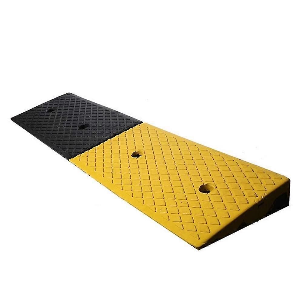 Kerb Ramp Threshold Ramp 513 cm Door Threshold Ramp NonSlip Damping Ramp for Wheelchair Car/Loading Ramp Sidewalk (Size : 100x25x5cm40x10x2in)