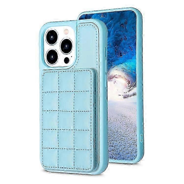 For iPhone 11 Grid Card Slot Holder Phone Case