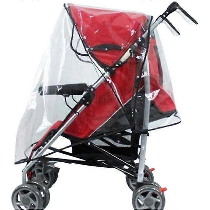 Pinji Universal Rain Cover for Child Stroller Rainproof Waterproof Black