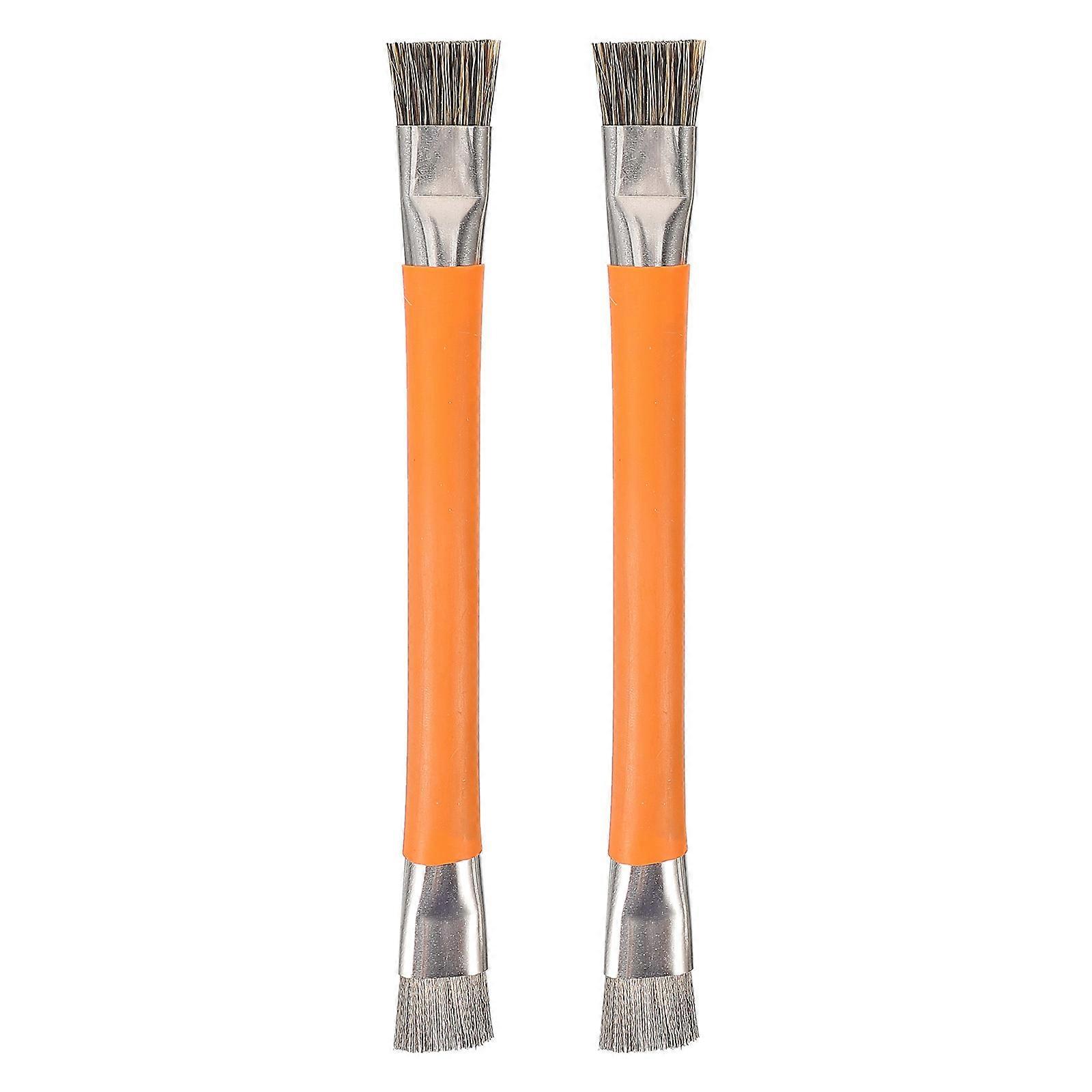 Tech Tool Kit Addition Cleaning Brush For Electronics Orange 2Pcs