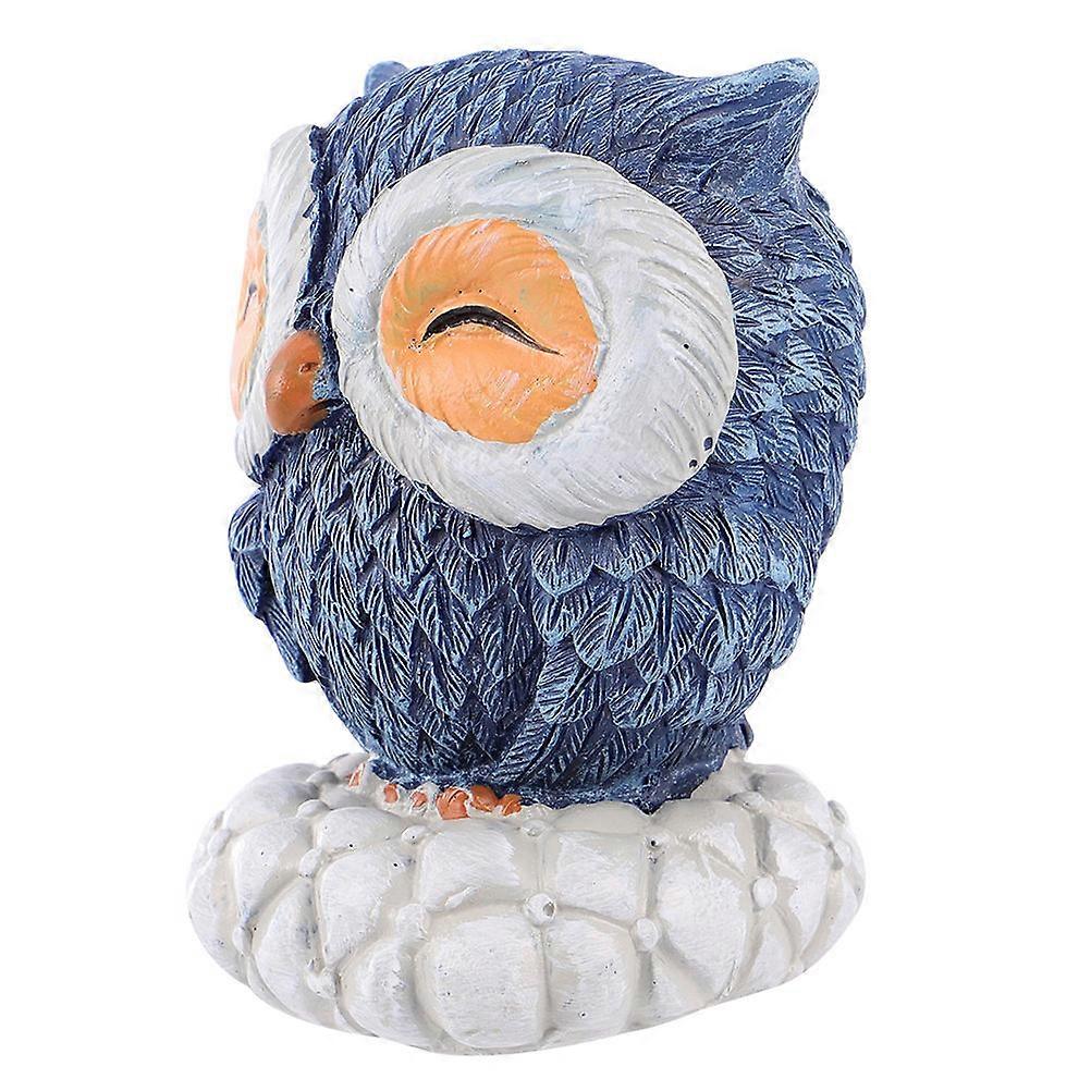 Owl Statue Craft for Unique Desktop Embellishment, Durable Resin Quality