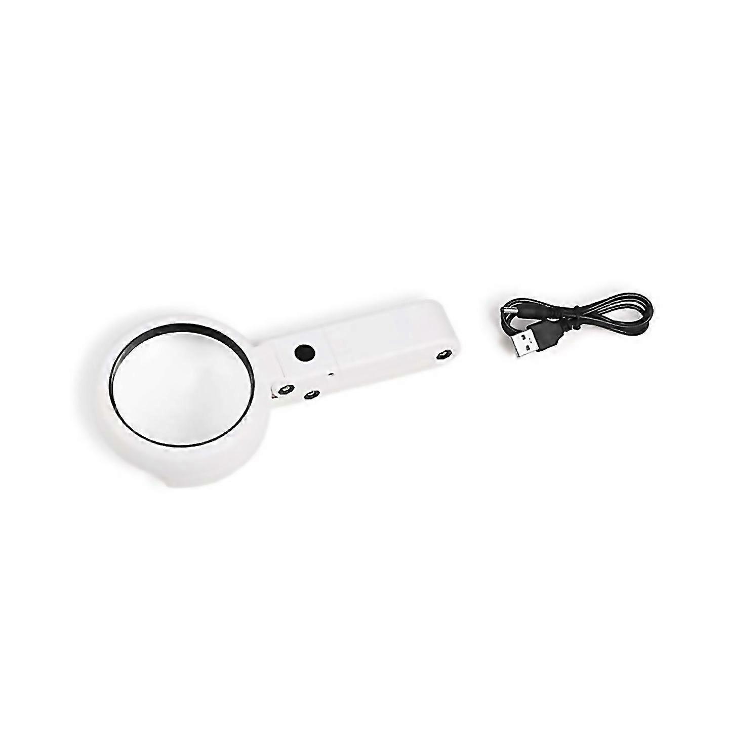 For Portable Foldable Magnifier With 8led Light 5x11x Handheld Magnifier