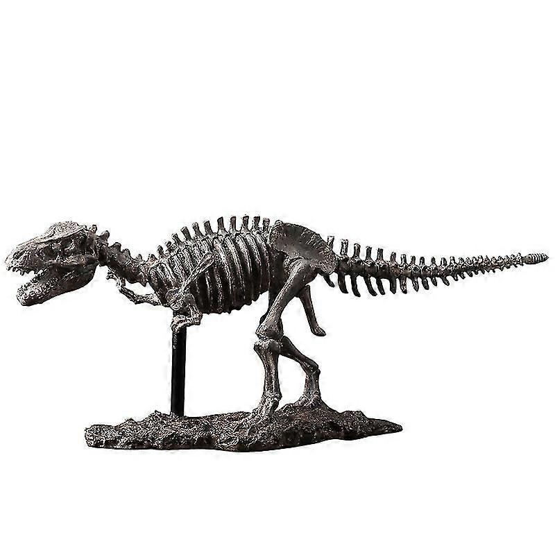 Simulation Dinosaur Fossils Skeleton Statue Animal Resin Crafts Ornaments Innovative for Home Living