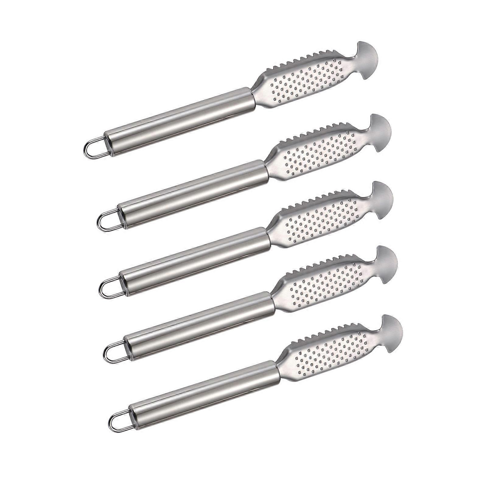 Ergonomic Fish Scale Scrapers Remover Rustproof Stainless Steels Blade Portable Easy Cleaning Kitchen Accessory Multicolor