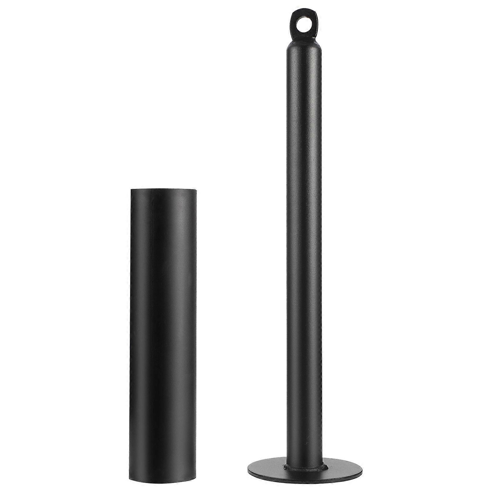 Black Barbell Weight Rack with Steel Material for Dumbbell Use 1Pc Weight-bearing Slice Loading Pin