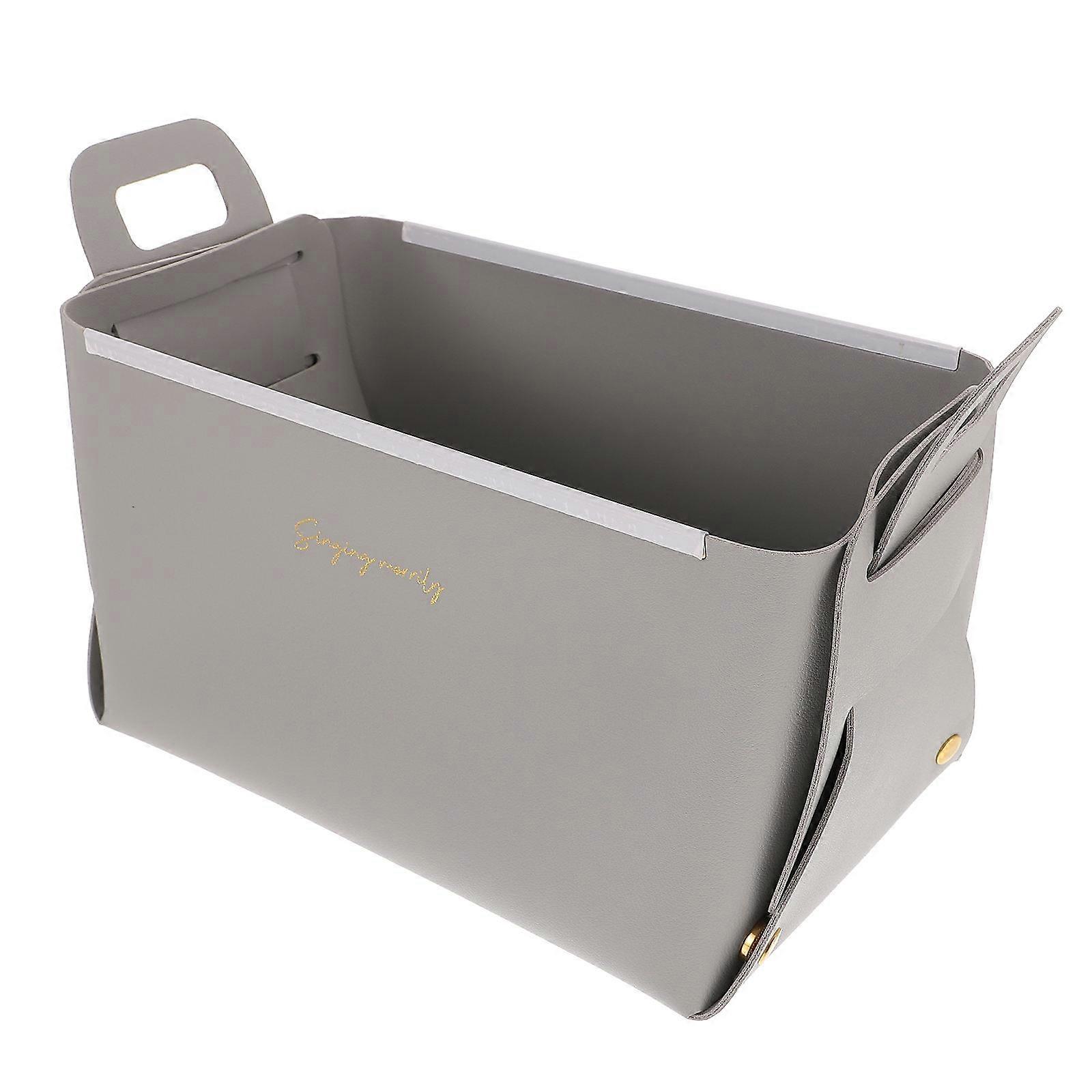 Desktop Organizer Basket For Homeowners Closets 22X14CM Light -saving 1Pack