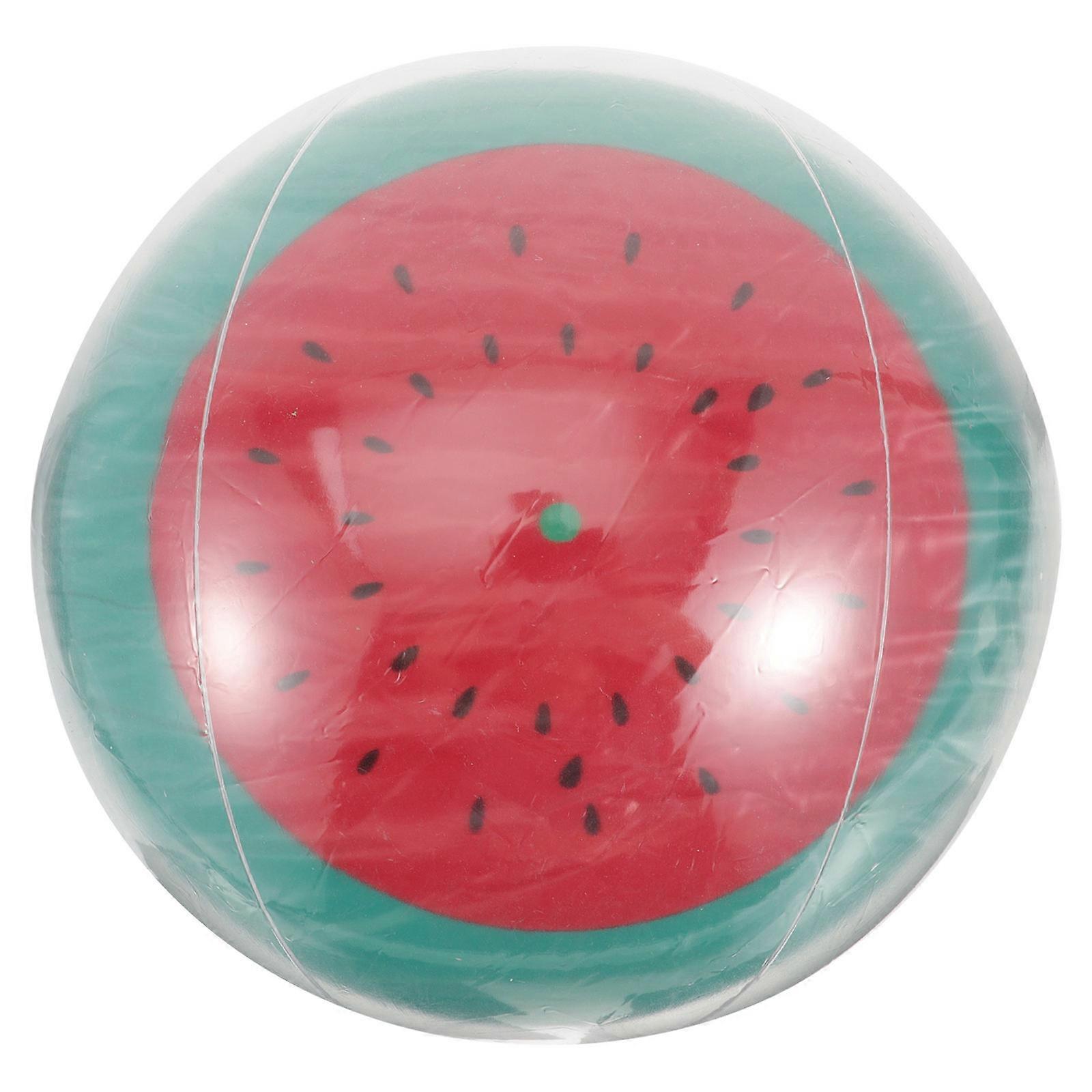 כדורי חוף מתנפחים כדור חוף עגול תלת מימד לחברים בריכת שחייה ומשחק גן 28x28 ס"מ עמיד למים 1 חבילה