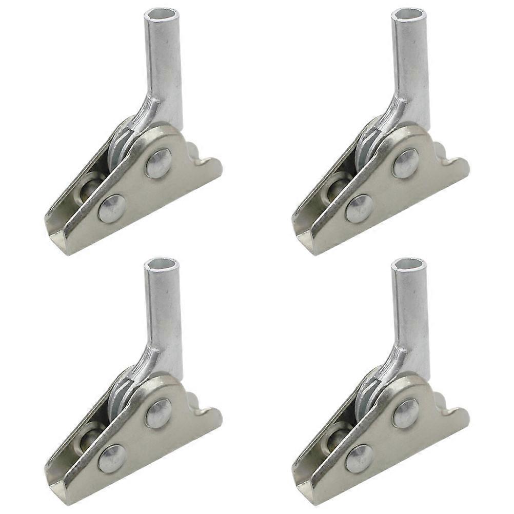 Furniture Support Hardware Folding Hinges 180 Degree Adjustable Connectors 4Pcs Perfect For Sofa Replacement And Folding Stool Use