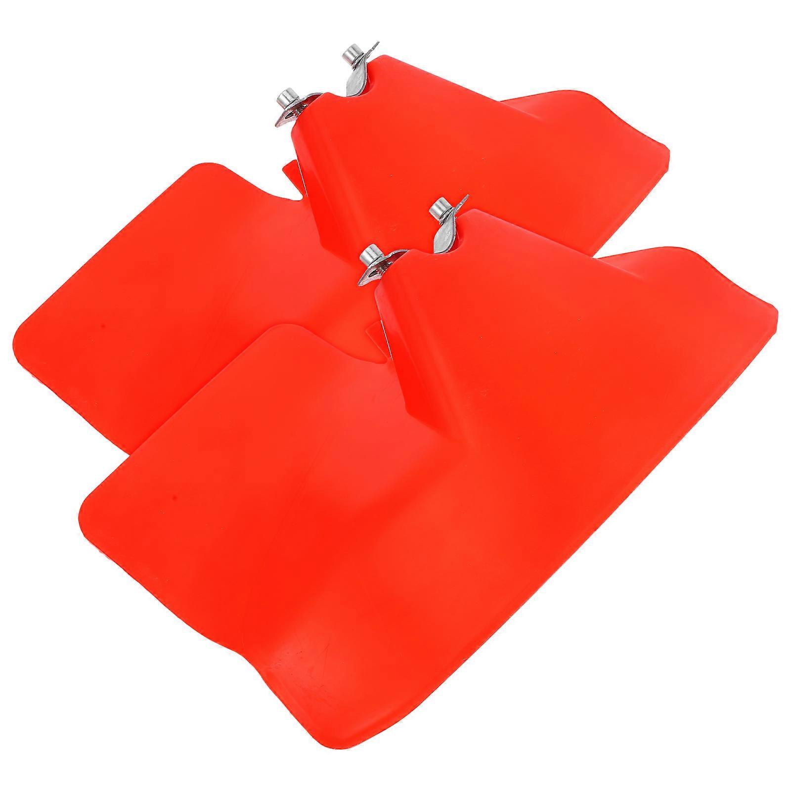 2pcs Red Nylon Grass Trimmer Guard for Home Use with Enhanced Lawn Care and Reliable Protection