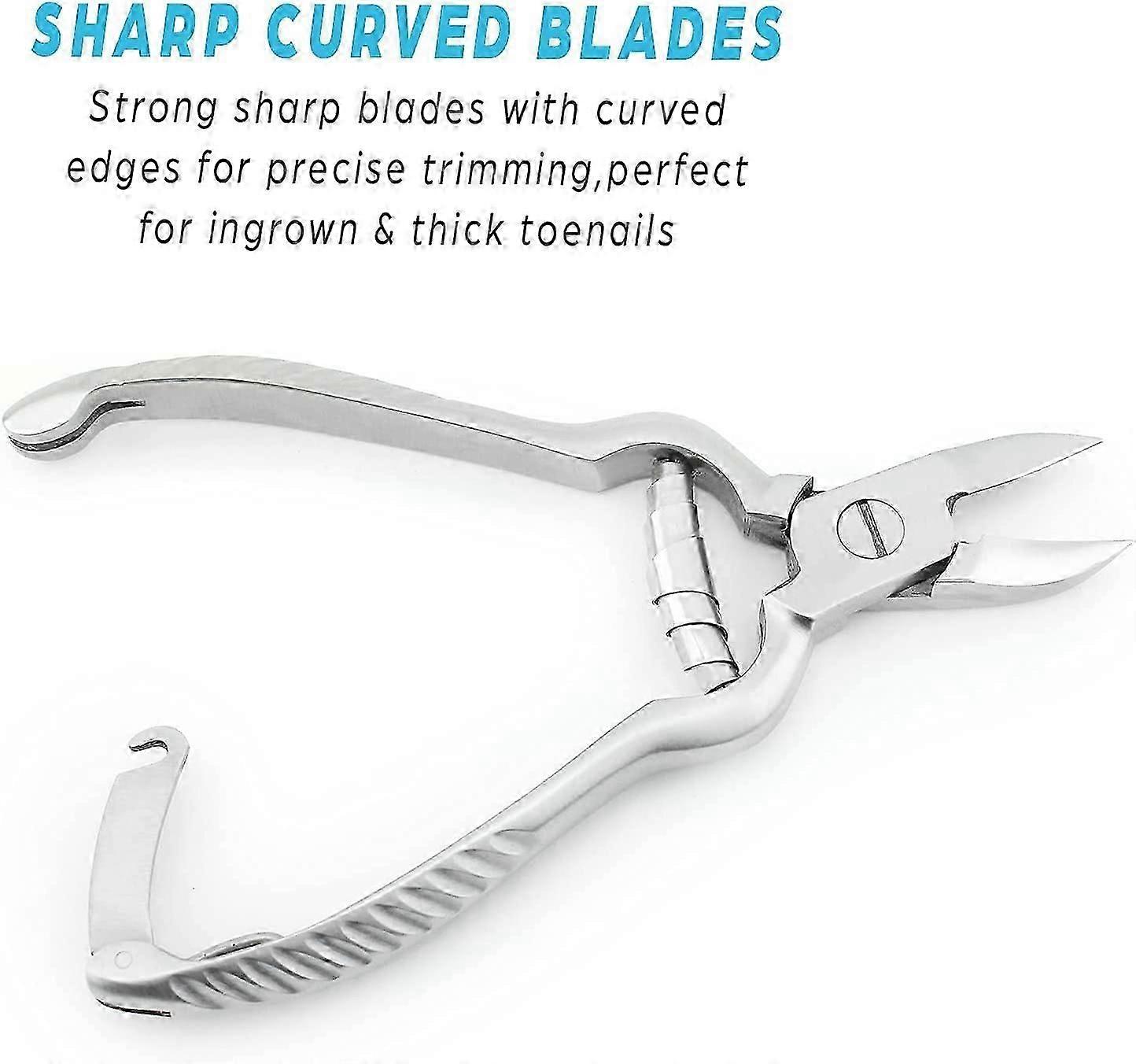 つま先爪切り-スマートグリップつま先爪切りヘビーデューティープロフェッショナル陥入つま先クリッパー