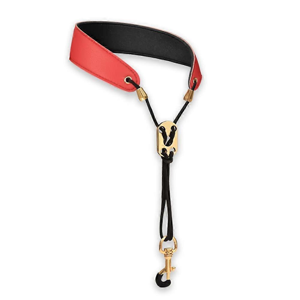 Leather Saxophone Strap for Soprano, Tenor, Alto, Baritone, Saxophone, MultiColour