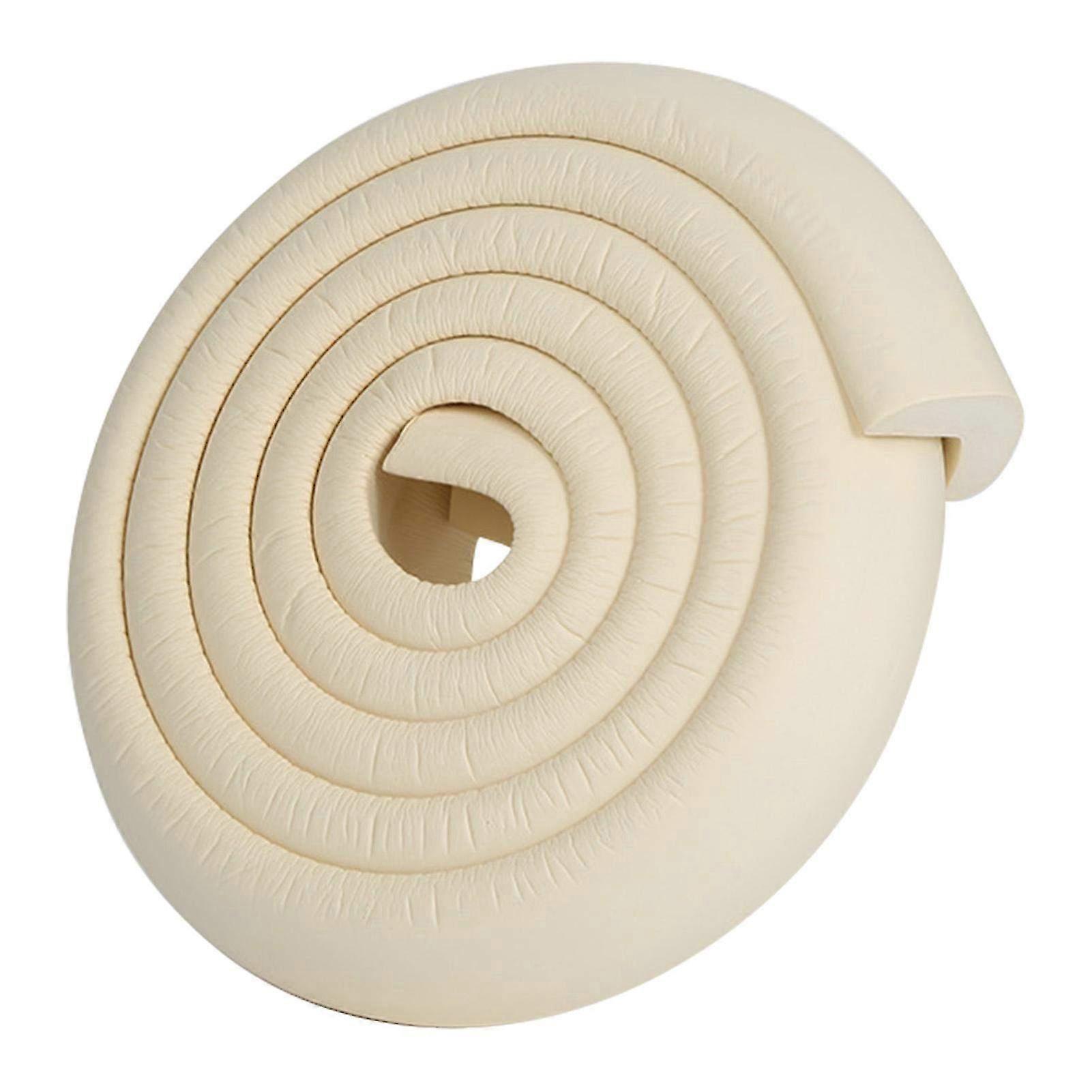 L-Shaped Soft Edge & Corner Protector Cushion for Baby Proofing - White Safety Knock Bumper for Home & Kindergarten Use