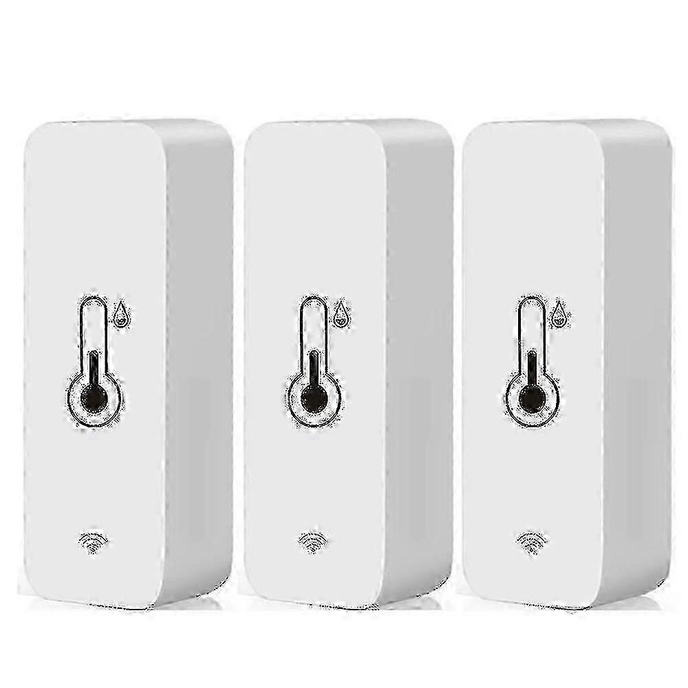 Sensore igrometro di temperatura e umidità WiFi, 3x