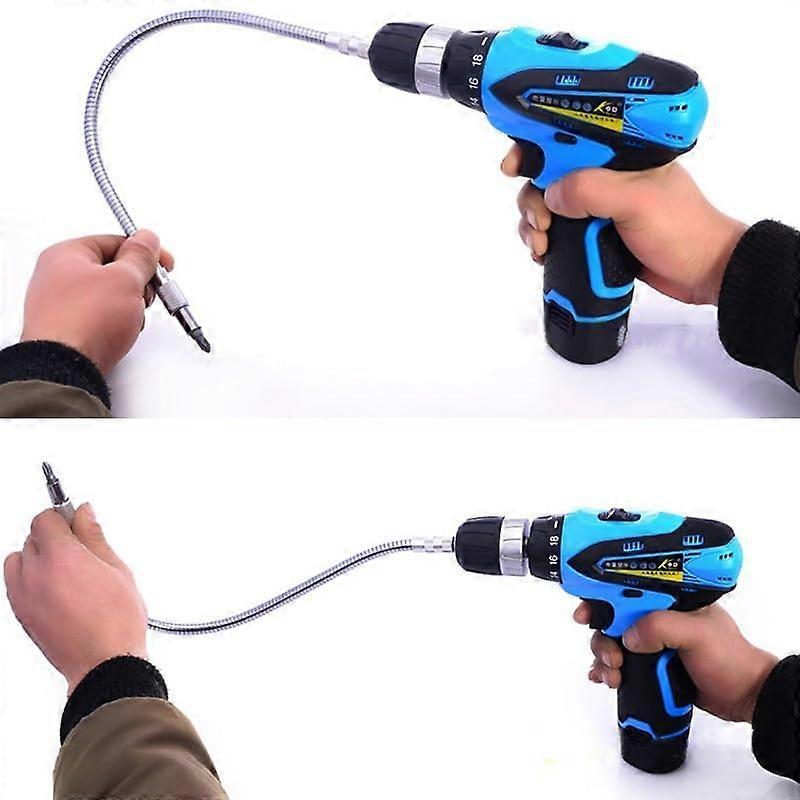 Shaft Connector for Standard Drills 200 mm - Extension for Tight Spaces, High-Quality Material, Compatible with Common Models