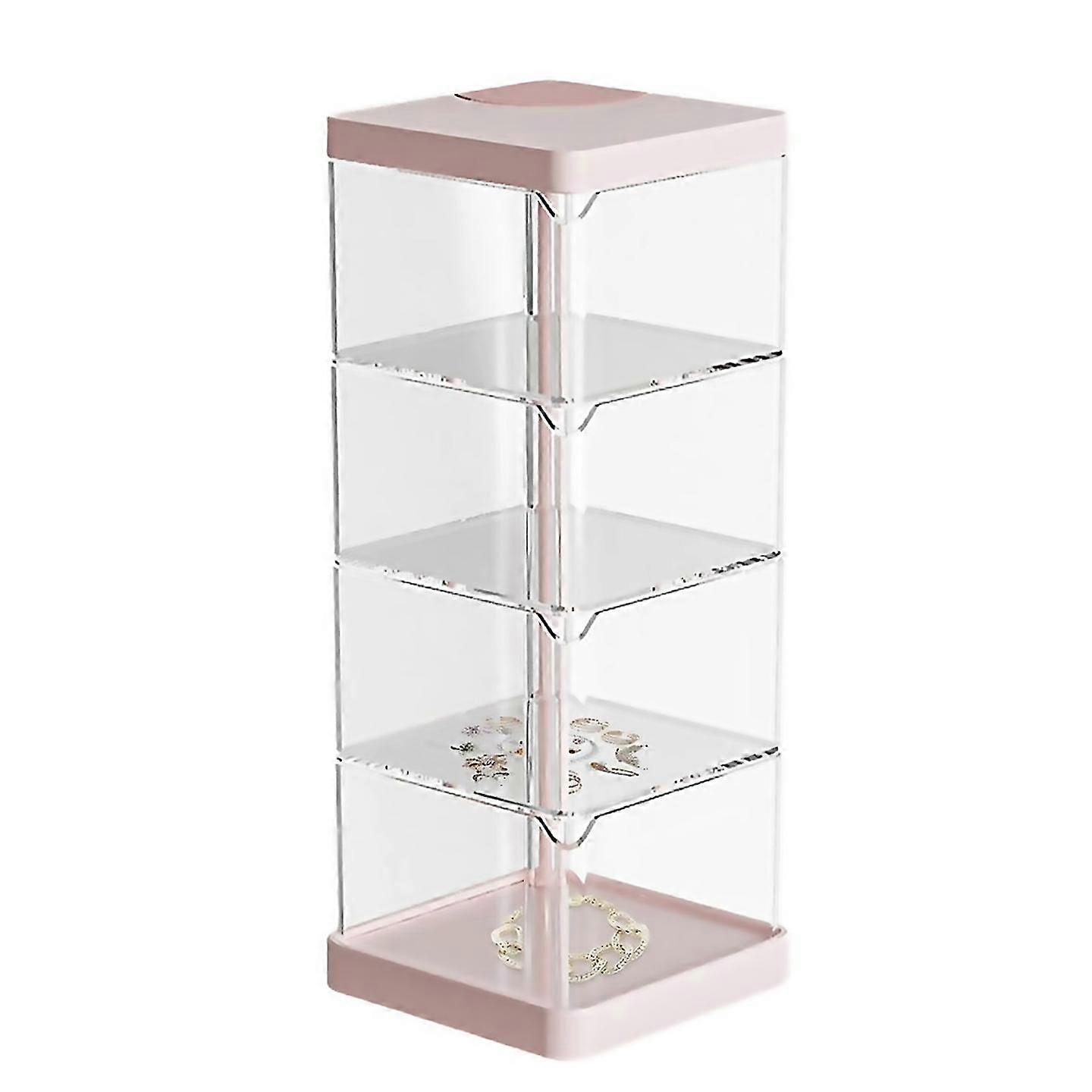 For Desktop Storages Box Stack Chest Storages Drawer Boxs Pink