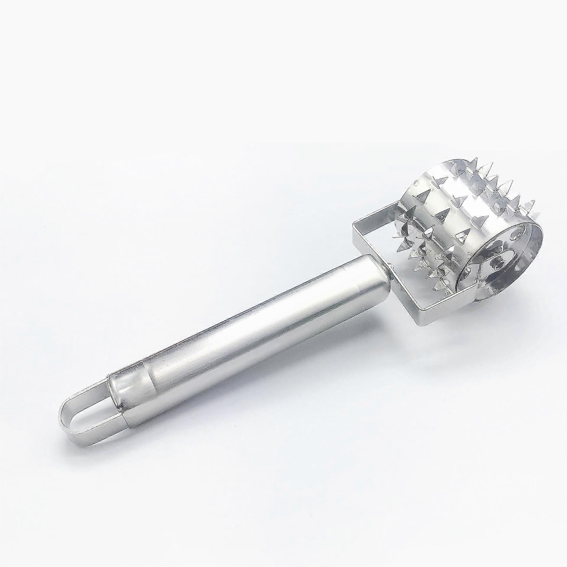 Stainless Steel Meat Tenderizer - Kitchen Mallet Hammer (1pc)