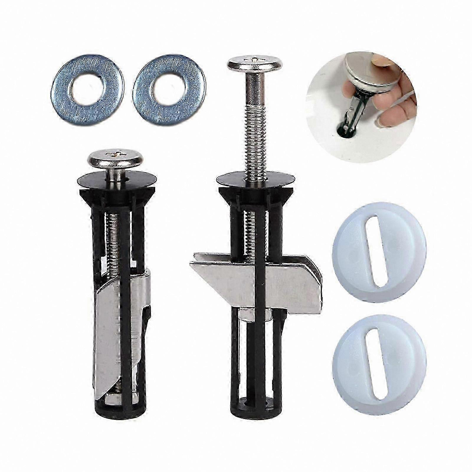 Universal Heavy Duty Toilet Seat Locking Bolt Kit for Secure Installation