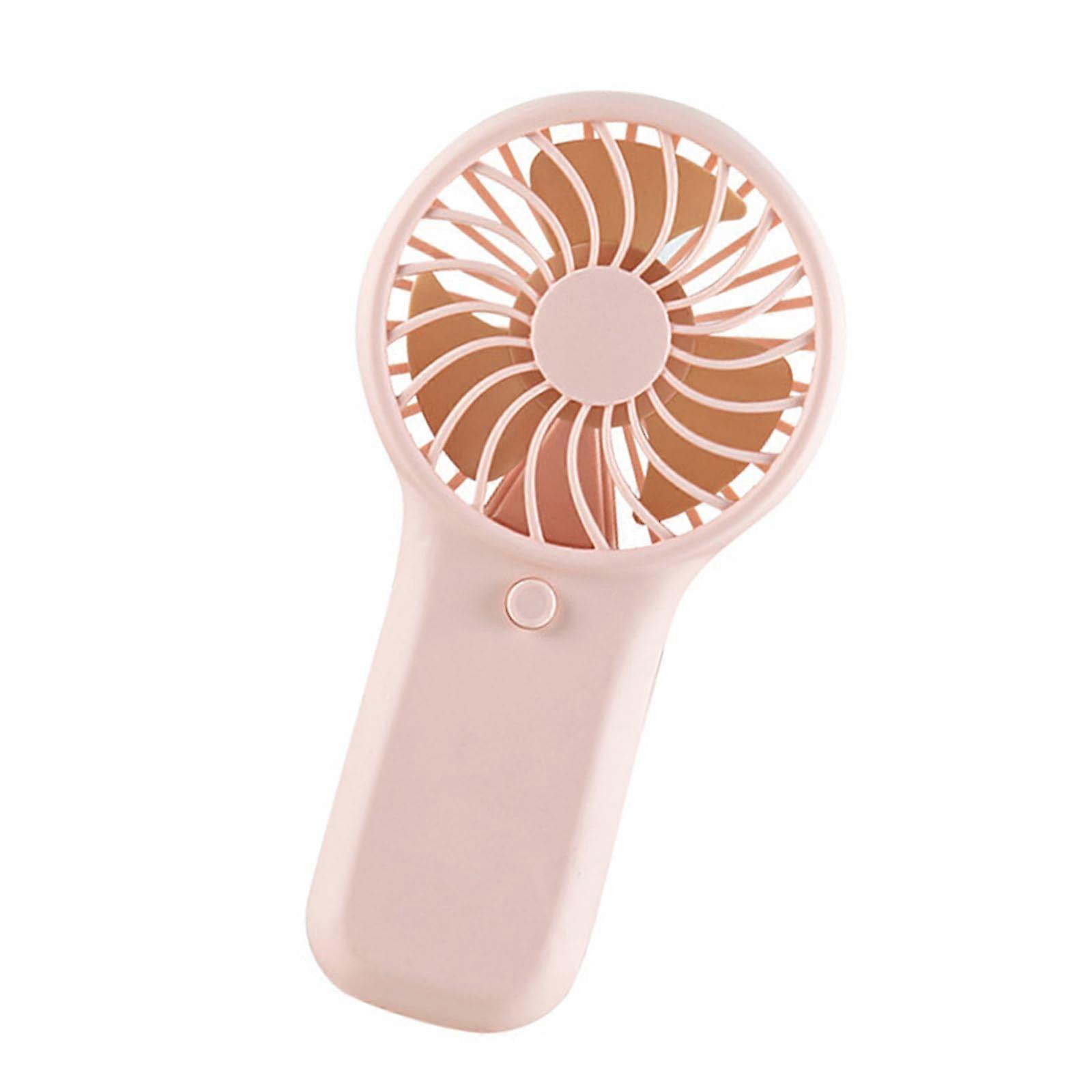 Battery Operated Small Fan Hand Fan Strong Airflows Output And Portable For Outdoor Event Classroom Trip Pocket Sized Handheld Fan