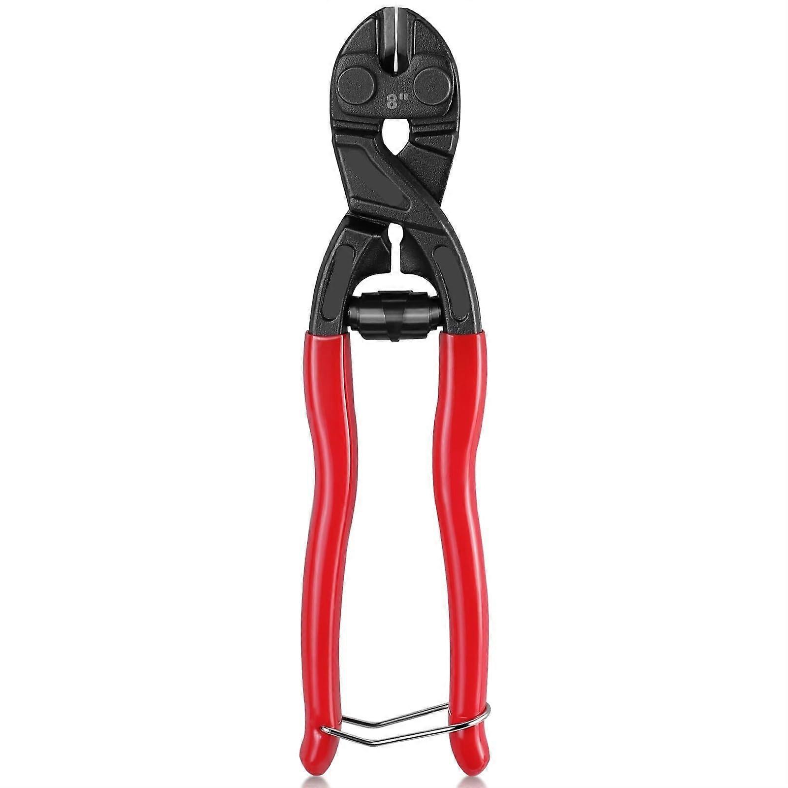 200mm Bolt Cutter Leverage Bolt Cutter with Notch and Spring Industrial Wire Cutter Heavy Duty Hand Tools Chain Cutter 8inch