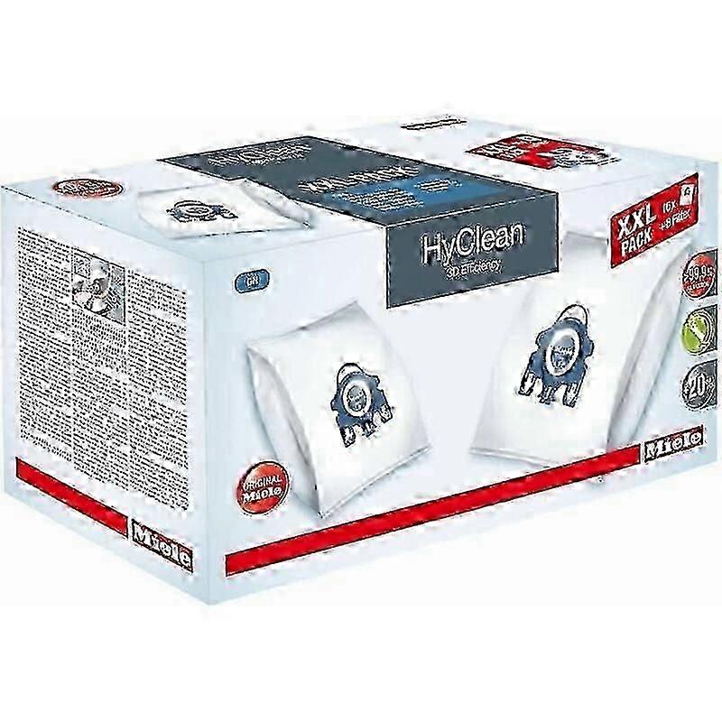 16-Pack Miele GN Vacuum Dust Bags - Airclean 3D Efficiency Replacement
