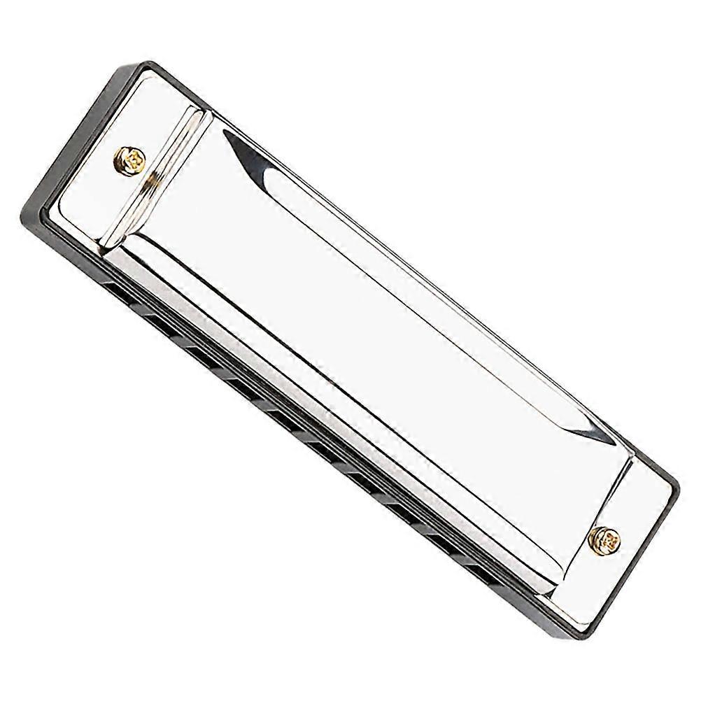 Diatonic Harmonica in Key of C with Stainless Steel Reeds Portable Blues Harp for Beginners and Professionals