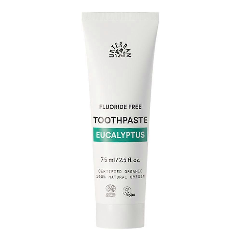 Urtekram Organic Eucalyptus Toothpaste 75ml - 4 Pack