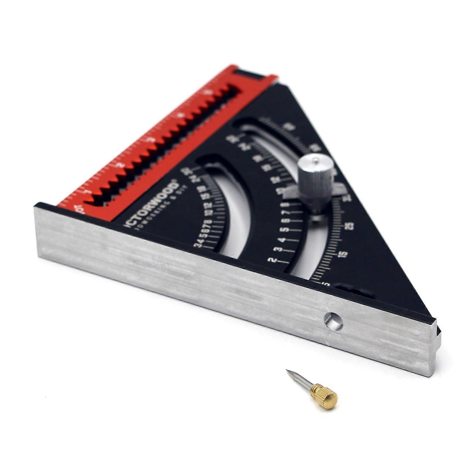 Foldable Multifunction Measuring Ruler Woodworking Positioning Tool Angle Adjusting Extendable Utility Tool