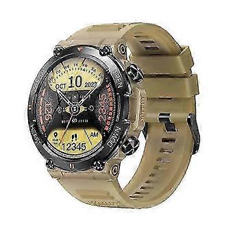 K56pro Military Smart Watch For Men 1.39" Hd Big Screen Fitness Tracker Rugged Tactical Smartwatch Compatible With Iphone Android Phones Grey -CHAN