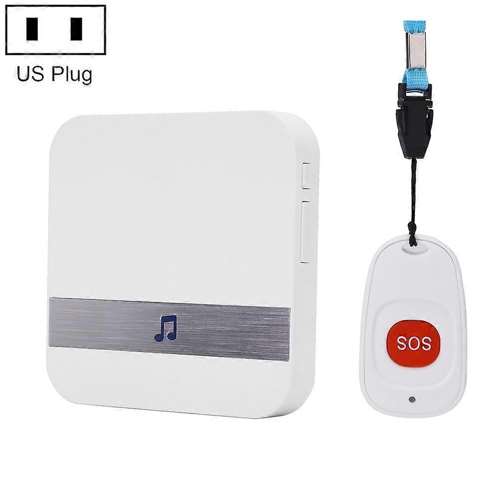 Wireless Remote Control Doorbell, Style:US Plug US Plug