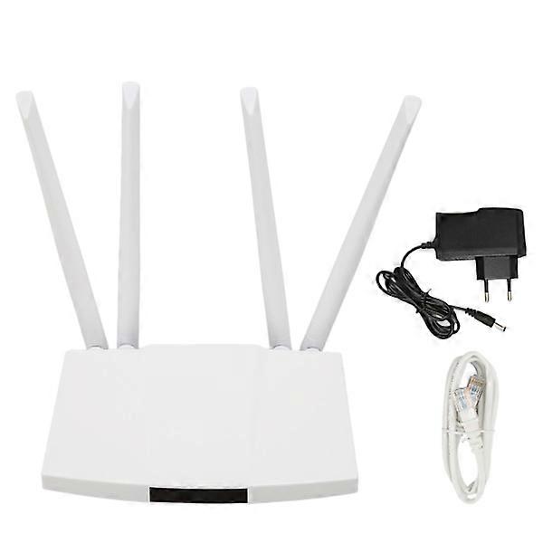 4G WiFi Router 300 Mbps Micro SIM Card Slot 4 Antennas 32 User Capacity Mobile WiFi Hotspot