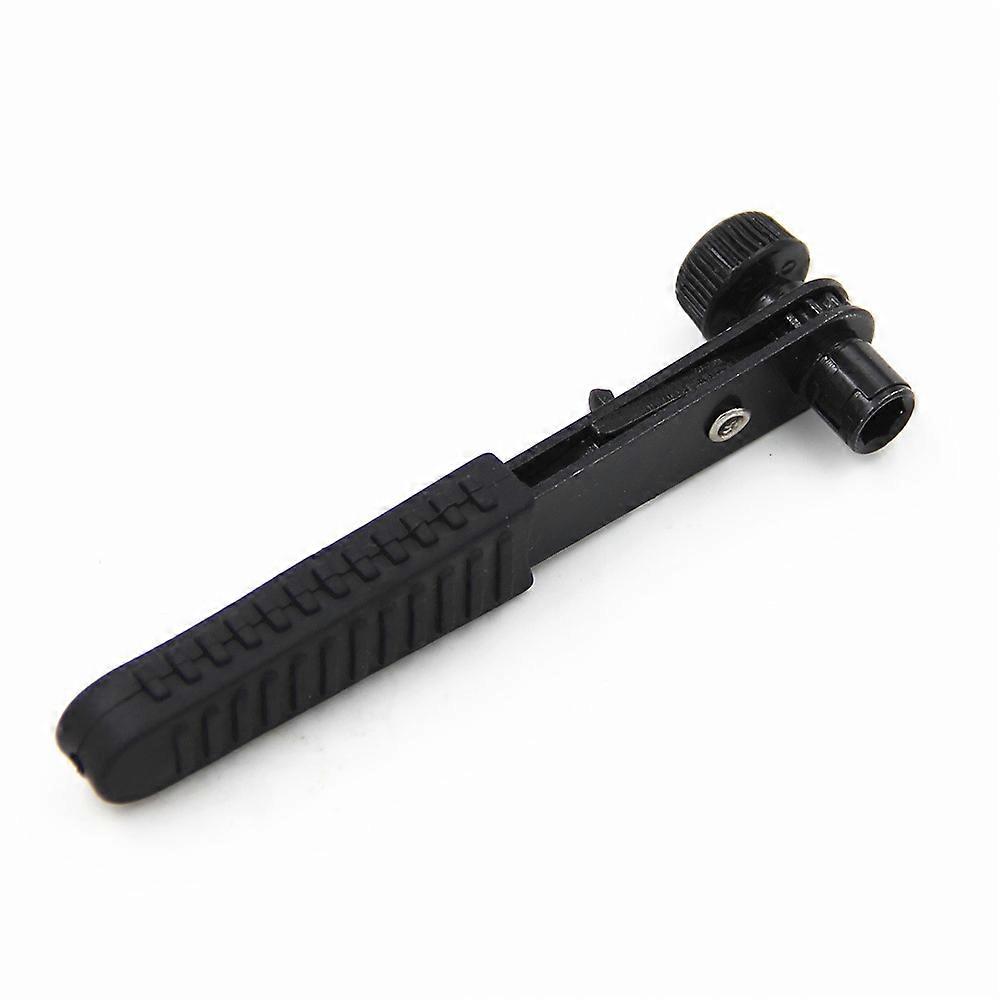 Black 1/4" Ratchet Wrench Quick Release Screwdriver Handle Composite Offset Ratchet for Screwdriver Bits Quick Socket Tool, one piece, Lilaris