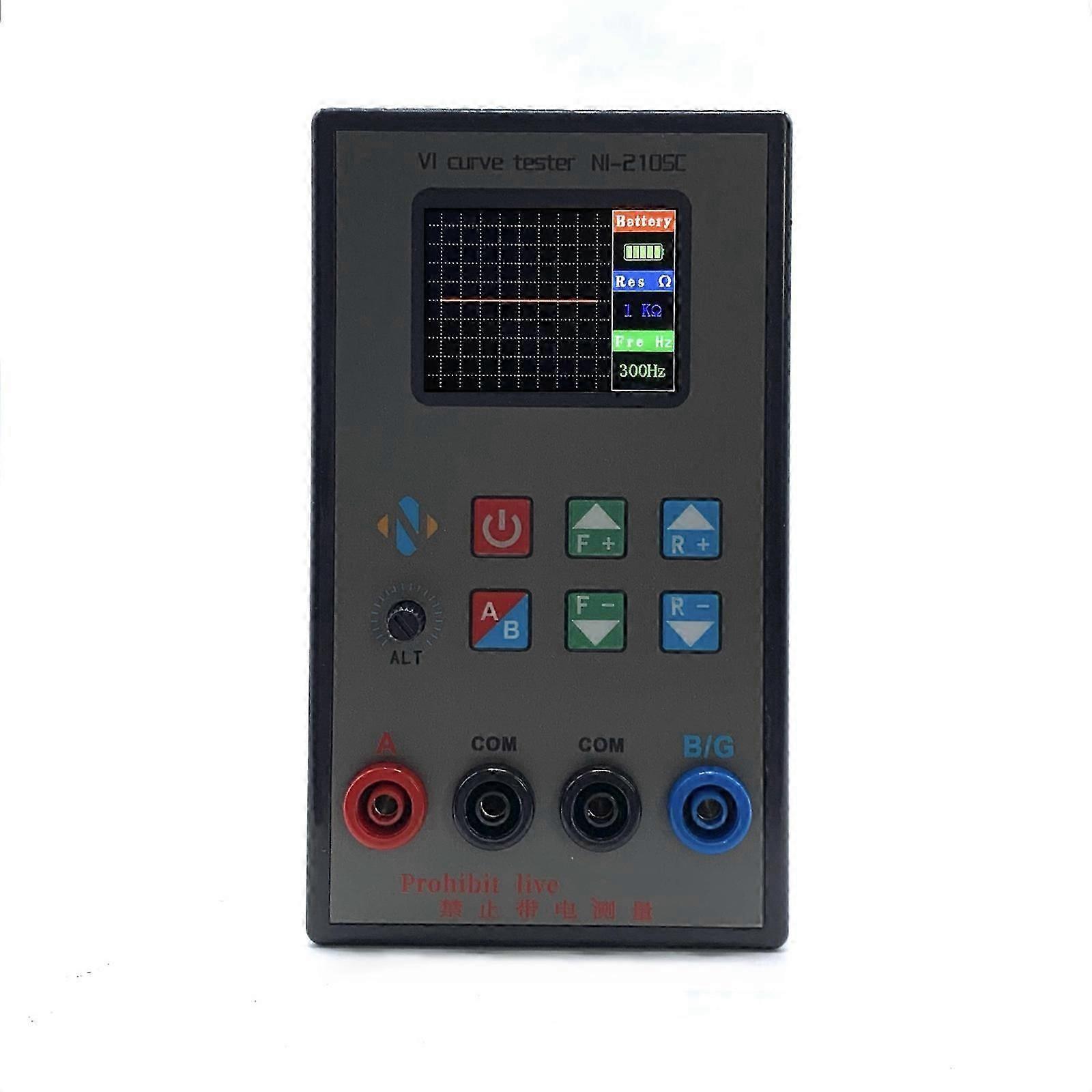 NI210SC Portable Curving Line Tester Double Channel and Adjustable Frequency 18-Gear for Electronic Component Testing Cs