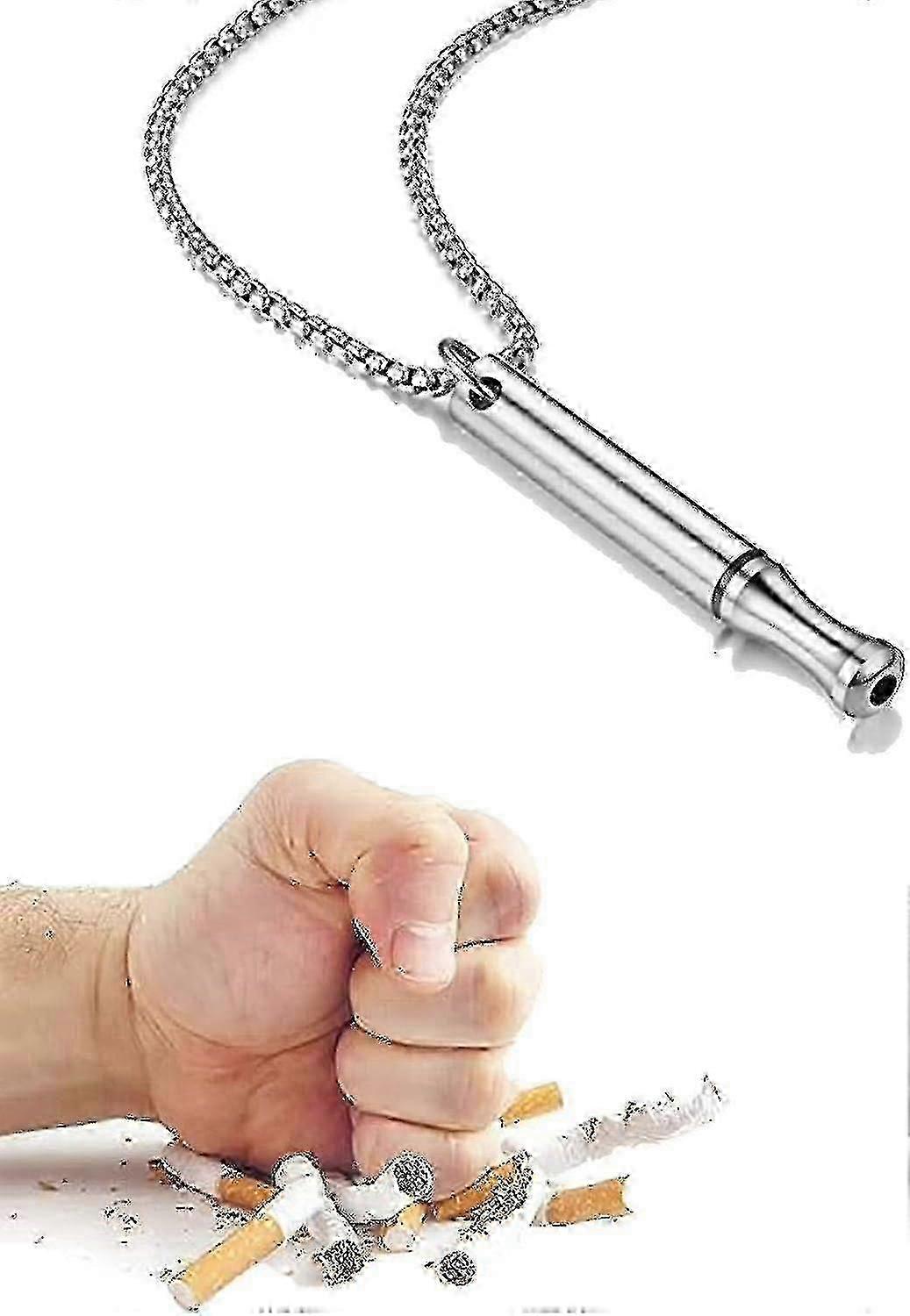 שרשרת להפסיק לעשן - שרשרת Vape חרדה לתרגילי נשימה, מתנה (fmi29)