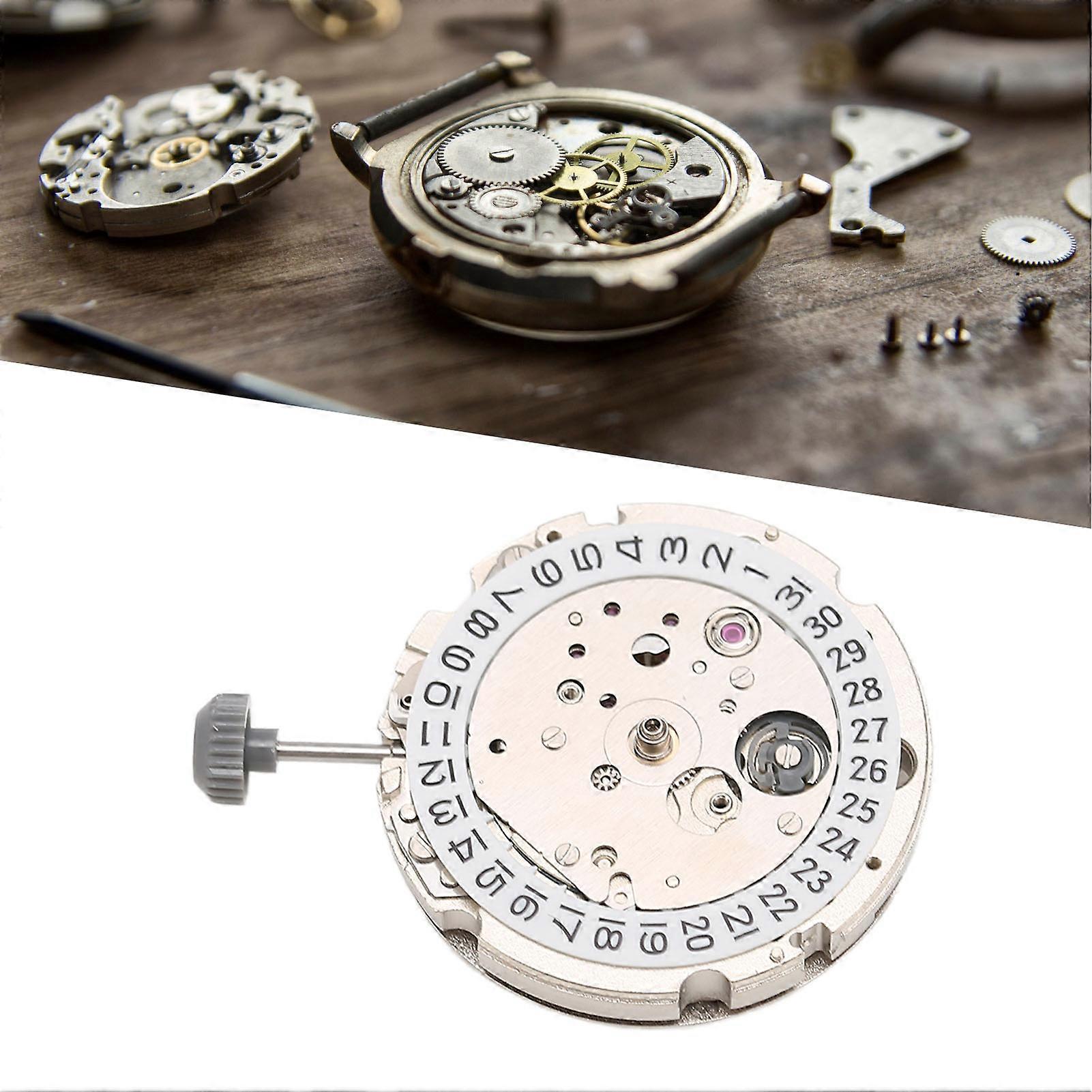 Automatic Mechanical Date Movement 8200 High Accuracy White Alloy