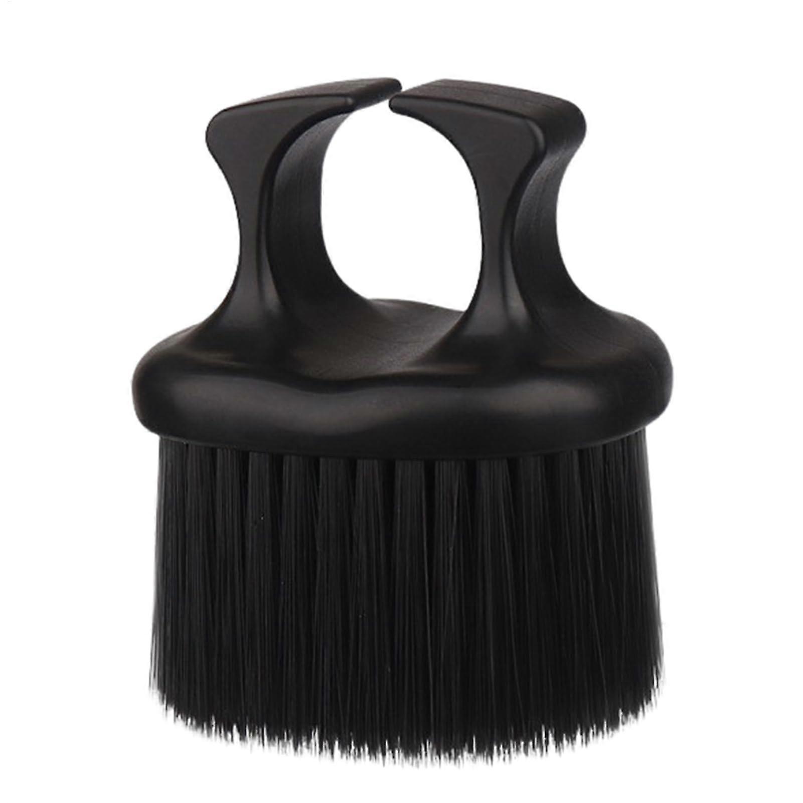 Beard Mustache Combs Nylon Wool Bristles Grooming Brush With Soft Tips And Ergonomic Ring Handle Facial Hair Styling