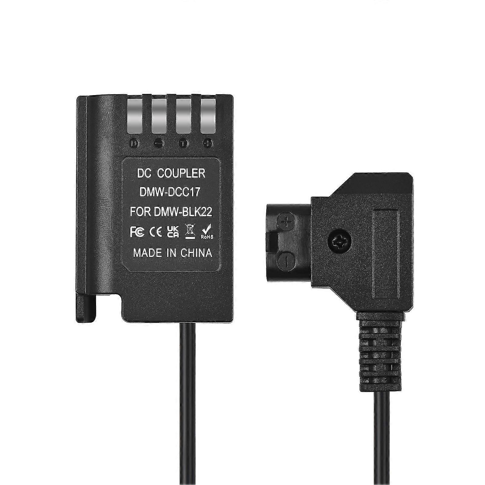 Dummy Battery With D-tap Connector Spring Cable