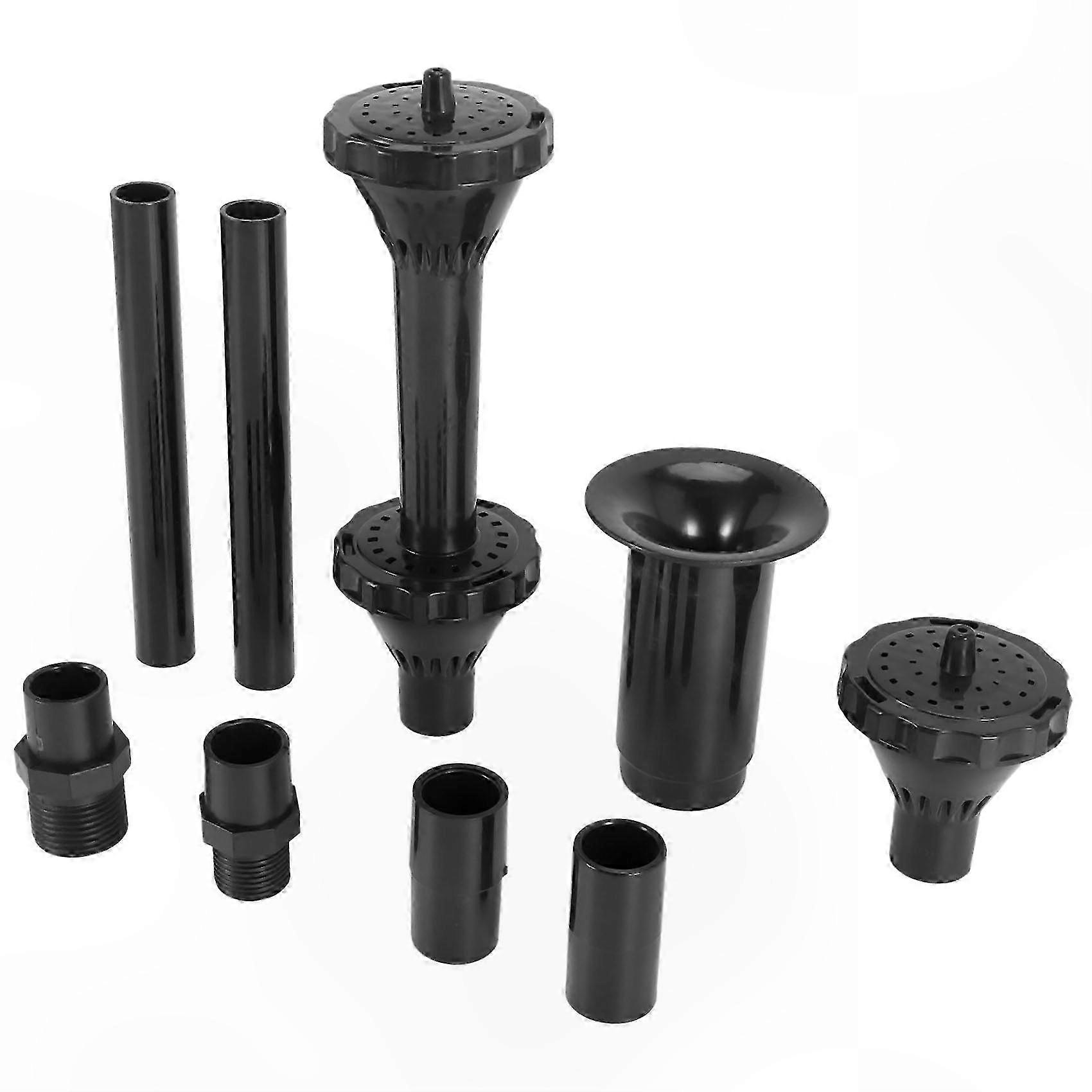 9-Piece Mini Fountain Nozzle Set for Pond Water Features and Decorative Sprays