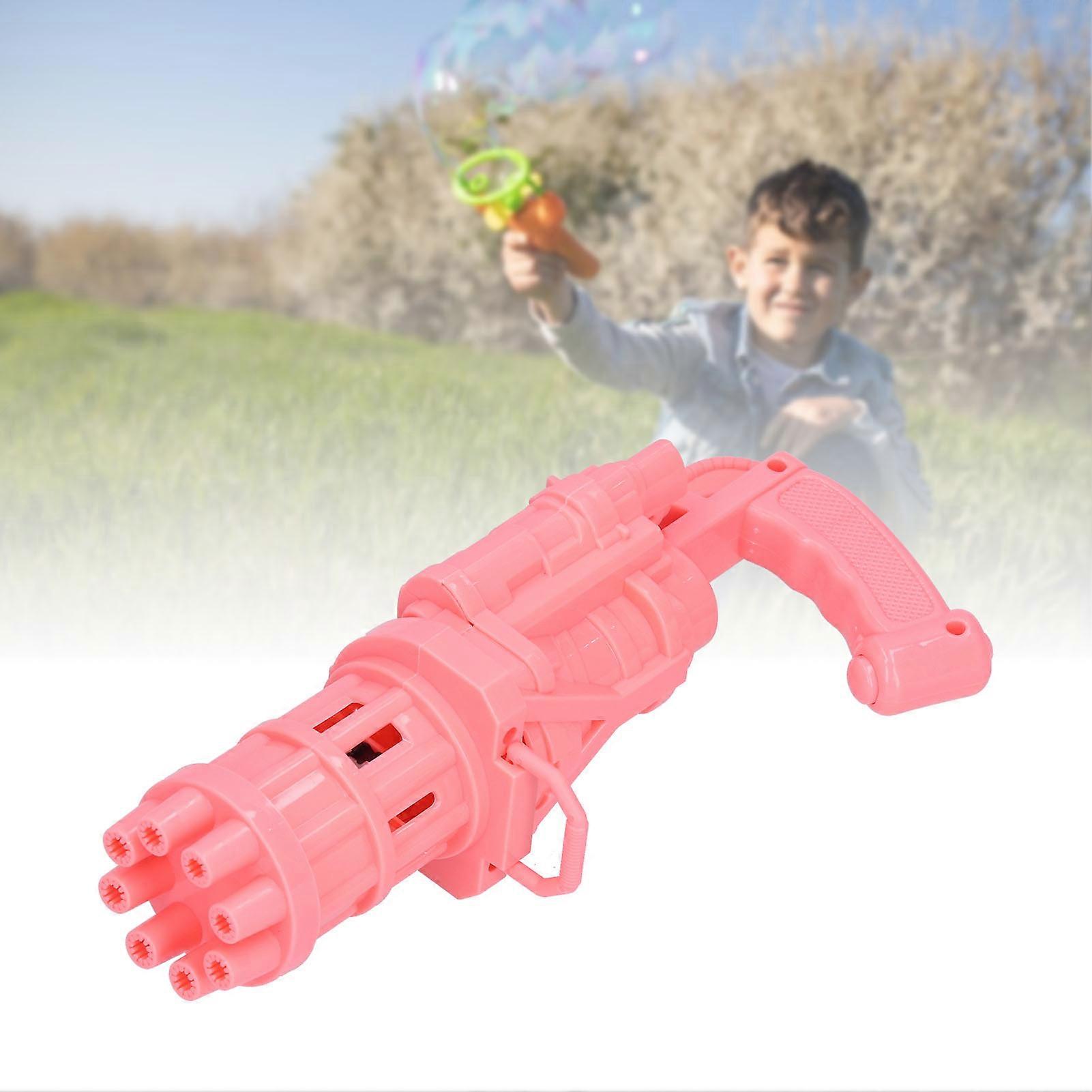 Automatic Pink Bubble Maker Toy 59ml Kids Gift Battery Operated