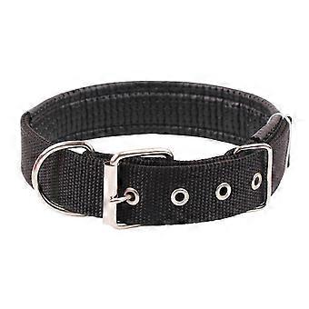 Kæledyrshalsbånd justerbar nylon hundehals cirkel langvarig kæledyrshalsrem med trækring kæledyrsstøtte p