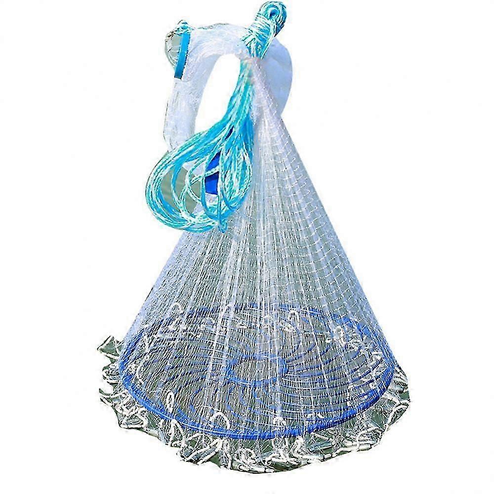 Dip Nets Folding Mesh Strong Strengthened Hand-throwing Net Durable One Piece Fishing