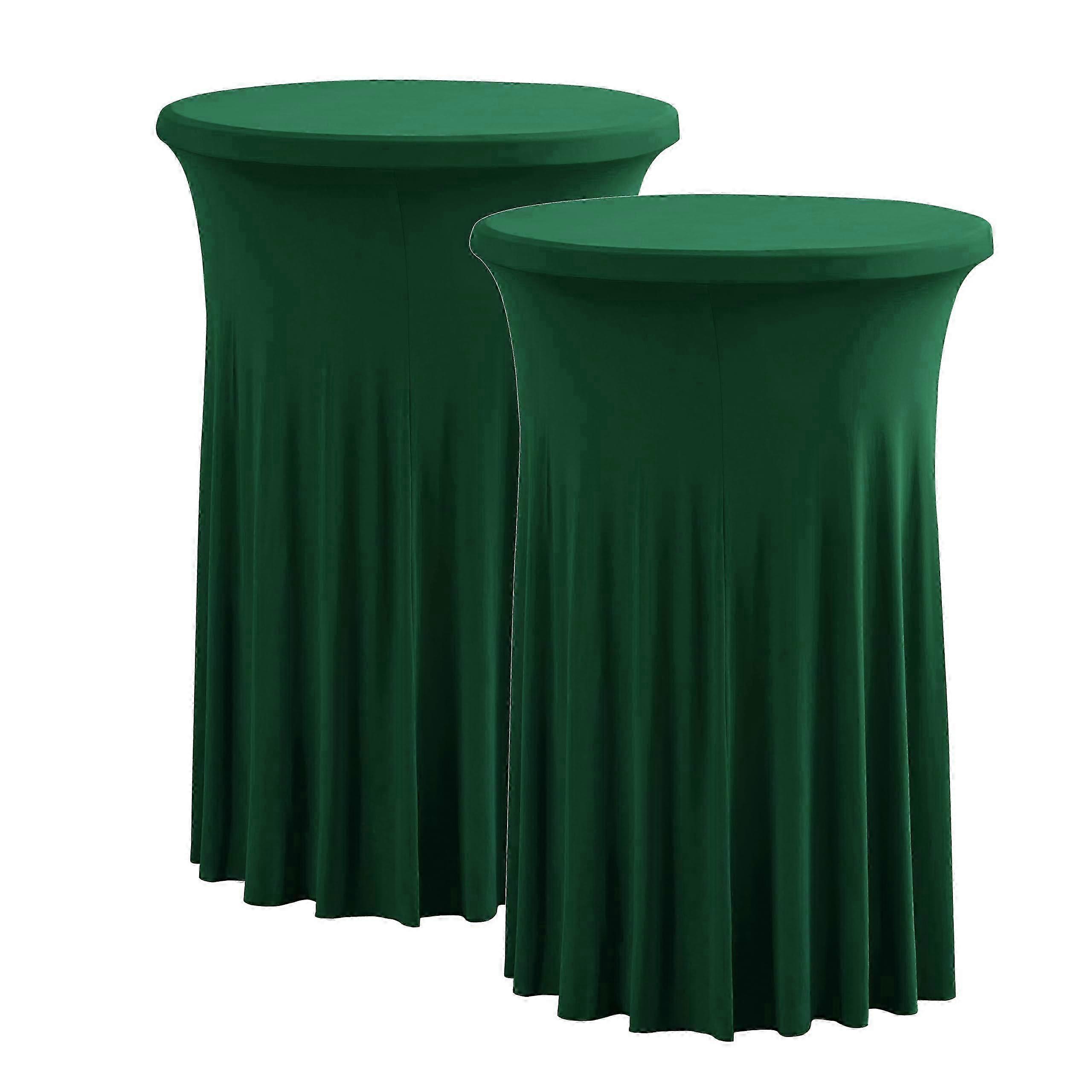 2 Pcs Stretch Spandex Table Cover for Table Skirt 30"-32" Dia x 43" 2025