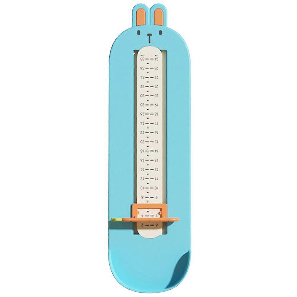 Children Shoe Size Measurer for Measuring 5Pcs Kids Foot Gauge Blue ABS Material