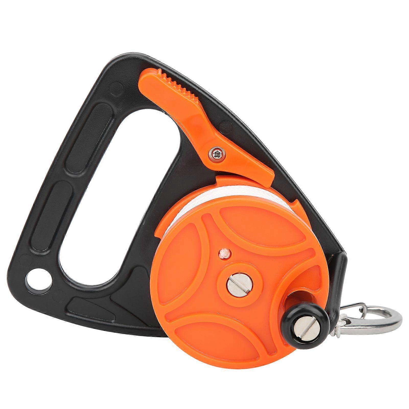 150ft Diving Line Reel Diving Equipment with Handle Card Position PP Rope Combinationorange